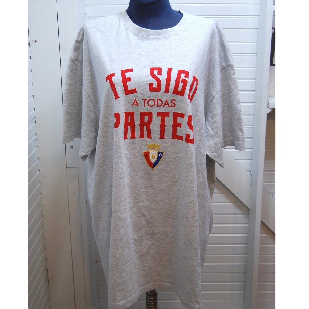 CA Osasuna Spain t-shirt Men's 2XL Football Soccer "Te Sigo A Todas Partes"